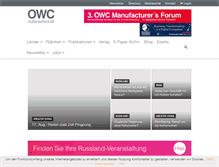 Tablet Screenshot of owc.de